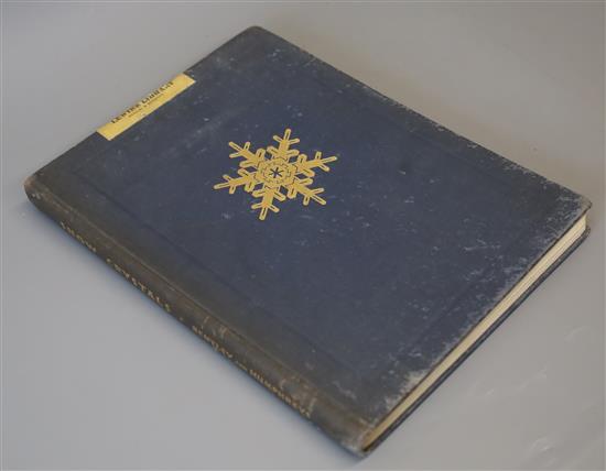 Bentley, Wilson Alwyn and Humphreys, William Jackson - Snow Crystals, 1st edition, qto, original cloth with gilt snowflake on front, sp